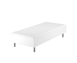 Lit German Confort Blanc  - 90x190 cm