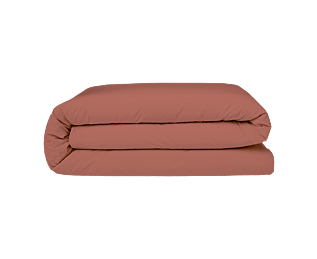 Housse de couette Coton Terracotta - 240x260 cm