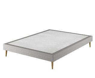 Sommier Tapissier Cirse Deco Ashgrey - 140x190 cm