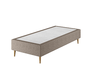 Sommier Tapissier Cronos Taupe - 90x200 cm