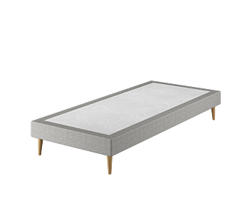 Sommier Tapissier Cirse Deco Ashgrey - 120x220 cm